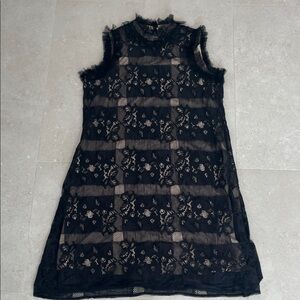 Elegant Black Lace Dress